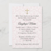 Fotouitnodiging voor de eerste Heilige Communie Kaart (Achterkant)