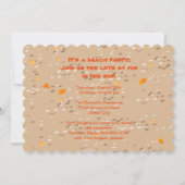 Fotouitnodiging voor elk meisje op zomerfeestdag kaart (Achterkant)