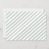 Fotouitnodiging voor Eucalyptus greenery baby show Kaart (Achterkant)