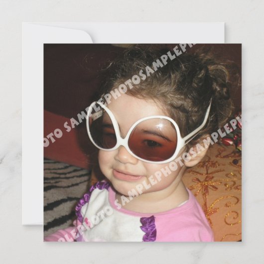 Fotouitnodiging voor gezelschapsdieren en strepen  kaart (Achterkant)