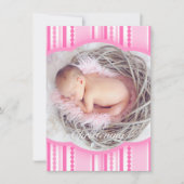 Fotouitnodiging voor kerstmeisjes kaart (Voorkant)