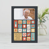 Fotouitnodiging voor medische veldretirement kaart (Staand voorkant)