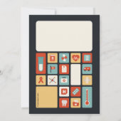 Fotouitnodiging voor medische veldretirement kaart (Achterkant)