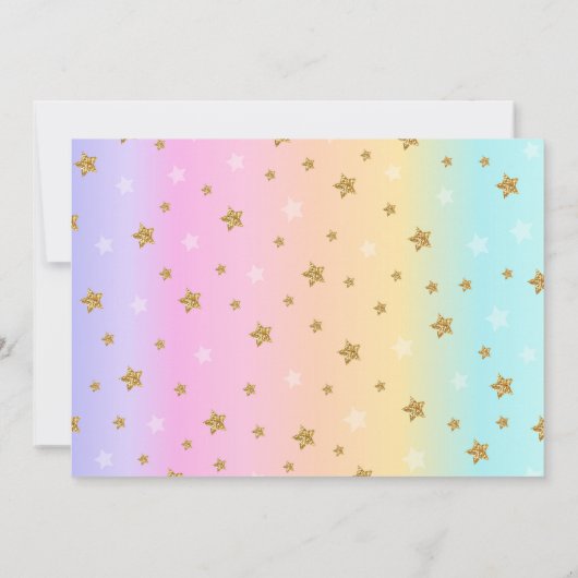 Fotouitnodiging voor Mermaid & Unicorn Pool Party Kaart (Achterkant)