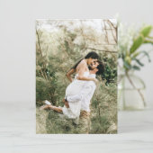 Fotouitnodiging voor Vellum Overlay Kaart (Staand voorkant)