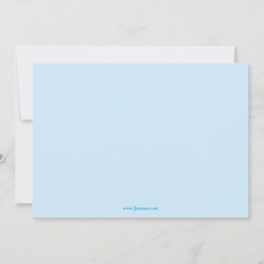 Fotouitnodiging voor verjaardagsfeest kaart (Achterkant)