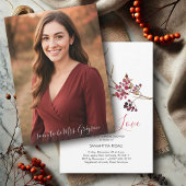 Fotouitnodigingen Herfst Vrijgezellenfeest Thema Kaart