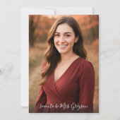 Fotouitnodigingen Herfst Vrijgezellenfeest Thema Kaart (Achterkant)