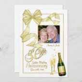 Fotouitnodigingen van de 50e Jubileum - Overleg Kaart (Voorkant / Achterkant)