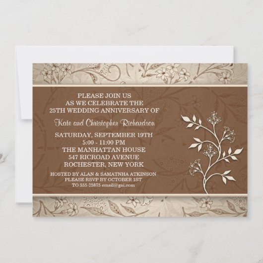 Fotouitnodigingen voor 10e trouwdag kaart (Achterkant)