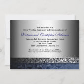 Fotouitnodigingen voor 25e trouwdag kaart (Achterkant)