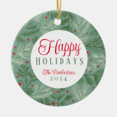 Fotovakantie Foliage Keramisch Ornament (Voorkant)