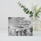 Fotovakantie met Cute-script Briefkaart (Staand voorkant)