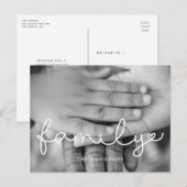 Fotovakantie met Cute-script Briefkaart (Voorkant / Achterkant)