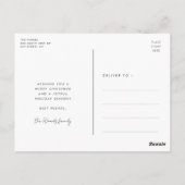 Fotovakantie met Cute-script Briefkaart (Achterkant)