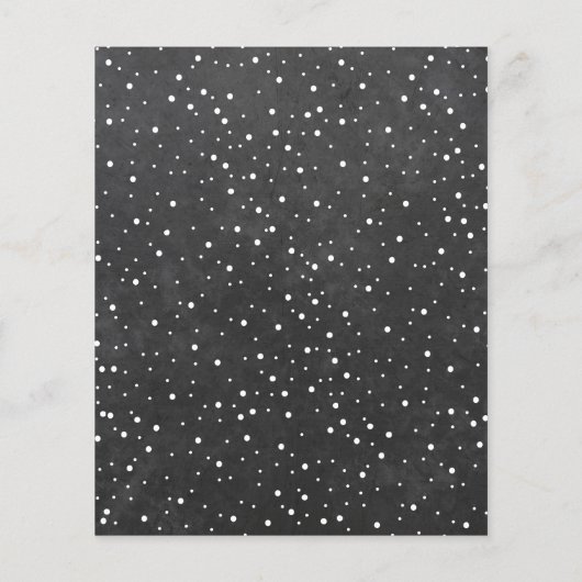 Fotovakantie met kerstbord flyer (Achterkant)