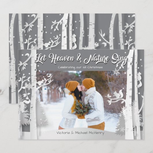 Fotovakantiekaart voor bosgebieden kaart (Voorkant / Achterkant)