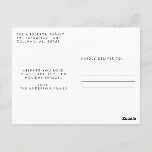 Fotovakantiepostkaart Briefkaart (Achterkant)