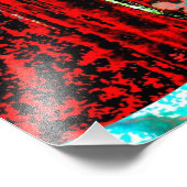 Fotovergroting – Abstracte instorting reflectie Foto Afdruk (Hoek)
