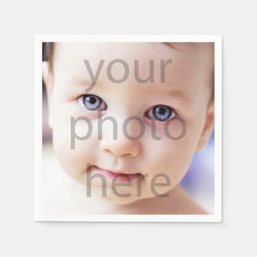 Fotoverjaardag Servetten (Voorkant)