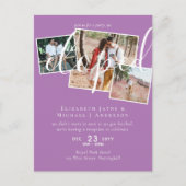 FOTOVERLOVING Aankondiging Ontvangst Feestje Briefkaart (Voorkant)