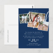 FOTOVERLOVING Aankondiging Ontvangst Feestje Briefkaart (Voorkant / Achterkant)