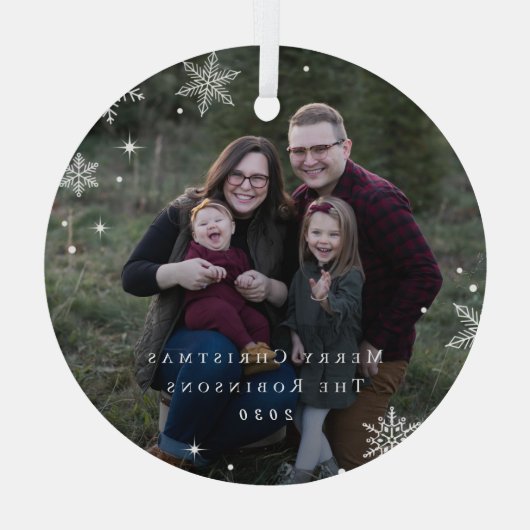 Fotoversieel van de liefdadigheidsinstelling van d glas ornament (Achterkant)