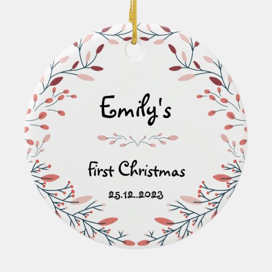 Fotoversiering Keramisch Ornament (Achterkant)