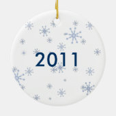 Fotoversiering - kerstfootball keramisch ornament (Achterkant)