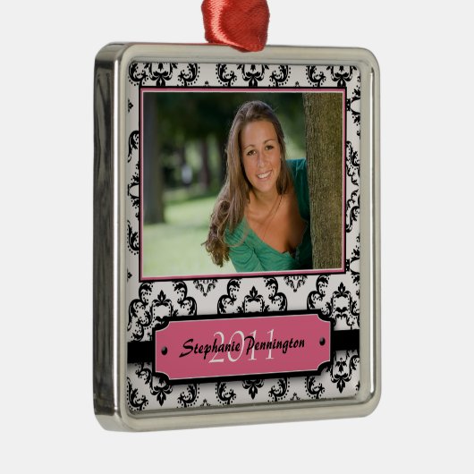 Fotoversiering van het afstuderen van de rendy zwa metalen ornament (Rechts)