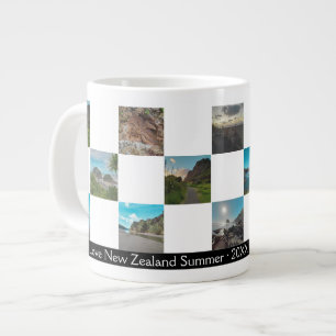 Fotoverzamelaar Nieuw-Zeelandse zomerkust Grote Koffiekop