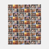 Fotoverzamelaarspatroon 6 Fotopatronen Fleece Deken (Voorkant)