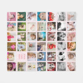 Fotoverzamelingsfamilie: ontwerp uw eigen multi-Af Fleece Deken (Voorkant (Horizontaal))