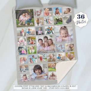 Fotoverzamelnaam of titel grijs sherpa deken