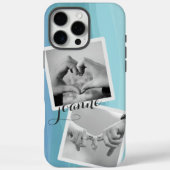 Fotoverzamelnaam Waterverf Blauw Case-Mate iPhone Case (Achterkant)