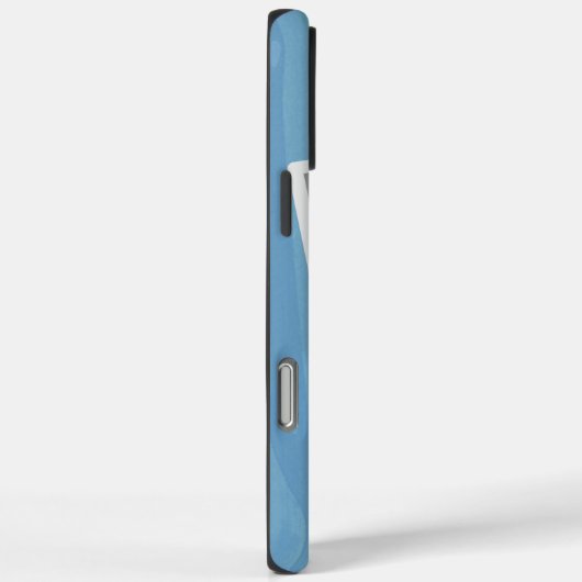 Fotoverzamelnaam Waterverf Blauw Case-Mate iPhone Case (Achterkant / Rechts)