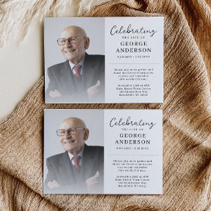 Fotoviering van de herdenkingsdag van het leven kaart