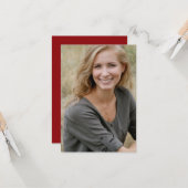 Fotoviering van het leven Begrafenis Rode Gebed Ka Kaart (Voorkant / Achterkant in situ)