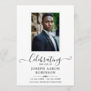 Fotoviering van het leven Orde van Service Programmakaart