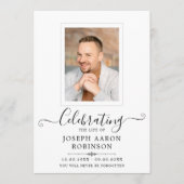 Fotoviering van het leven Orde van Service Programmakaart (Voorkant)