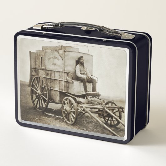 Fotowagen van Roger Fenton Fotorealisme (Achterkant)