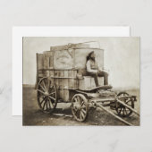 Fotowagen van Roger Fenton Fotorealisme Briefkaart (Voorkant / Achterkant)