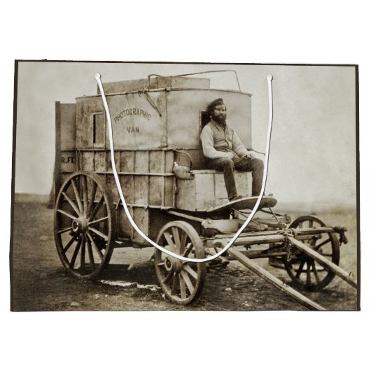 Fotowagen van Roger Fenton Fotorealisme Groot Cadeauzakje (Achterkant)