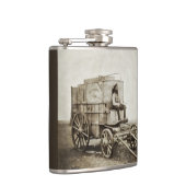 Fotowagen van Roger Fenton Fotorealisme Heupfles (Rechts)