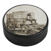 Fotowagen van Roger Fenton Fotorealisme Hockey Puck (3/4)