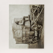Fotowagen van Roger Fenton Fotorealisme Legpuzzel (Verticaal)