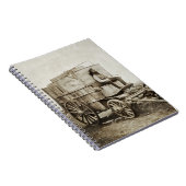 Fotowagen van Roger Fenton Fotorealisme Notitieboek (Rechterzijde)