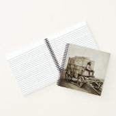 Fotowagen van Roger Fenton Fotorealisme Notitieboek (Binnen)