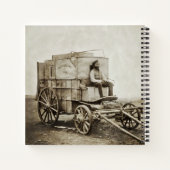 Fotowagen van Roger Fenton Fotorealisme Notitieboek (Achterkant)