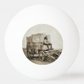 Fotowagen van Roger Fenton Fotorealisme Pingpongbal (Voorkant)